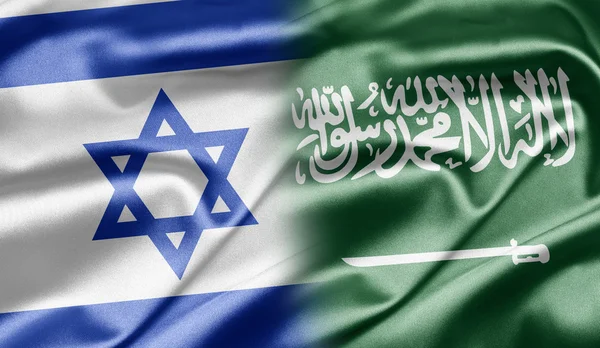Israel und saudi arabien — Stockfoto