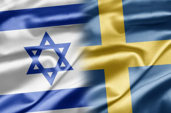 イスラエル共和国およびスウェーデン — ストック写真