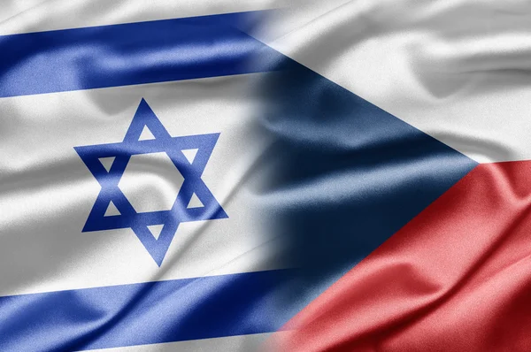 Izrael a Česká republika — Stock fotografie