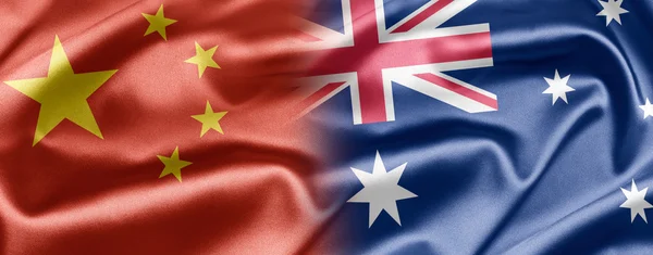 Čína a Austrálie — Stock fotografie