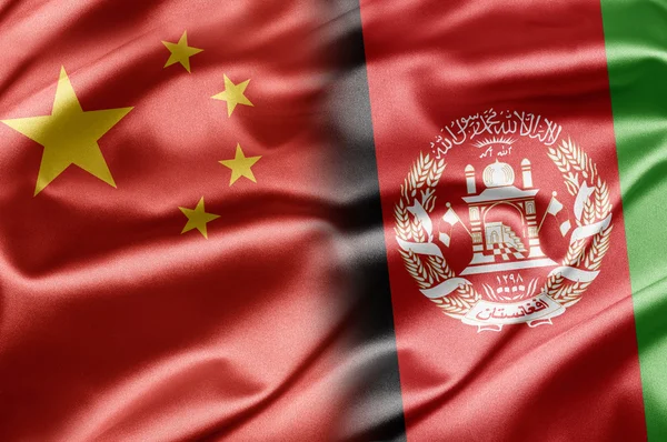 Kina och afghanistan — Stockfoto
