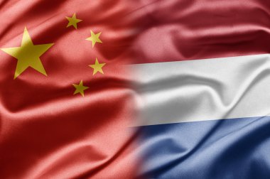 China and Netherlands clipart