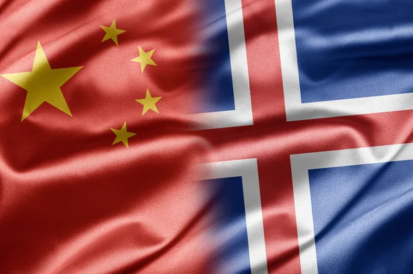 China e Islândia — Fotografia de Stock