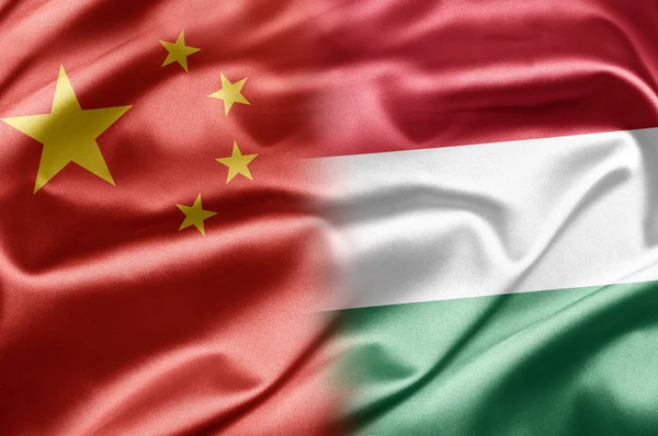 Kina og Ungarn – stockfoto