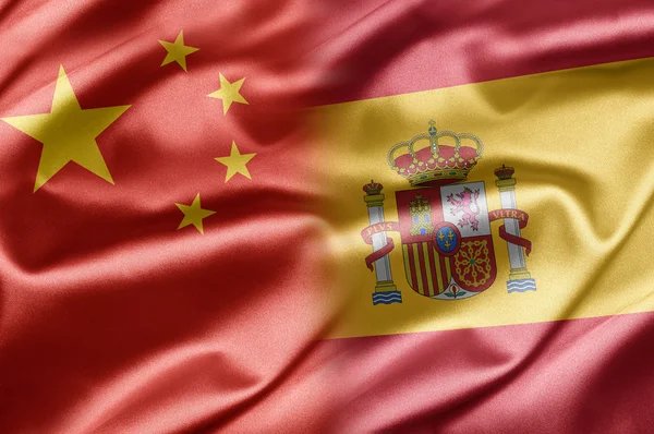 stock image China and Spain