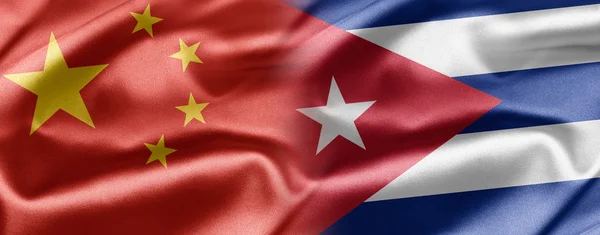 China y Cuba — Foto de Stock