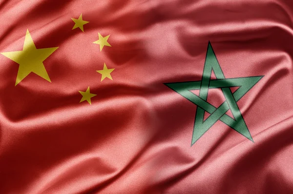 Kina och Marocko — Stockfoto