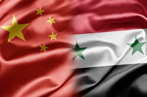中国そしてシリア — ストック写真