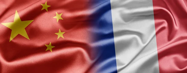 Kína és Franciaország — Stock Fotó