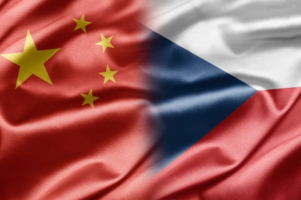 Cina e Repubblica ceca — Foto Stock