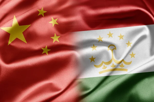 Kina och Tadzjikistan — Stockfoto