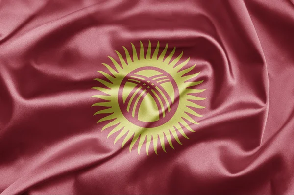 Bandera de kyrgyzstan —  Fotos de Stock