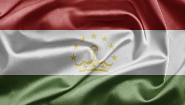 Bandeira do tajiquistão — Fotografia de Stock