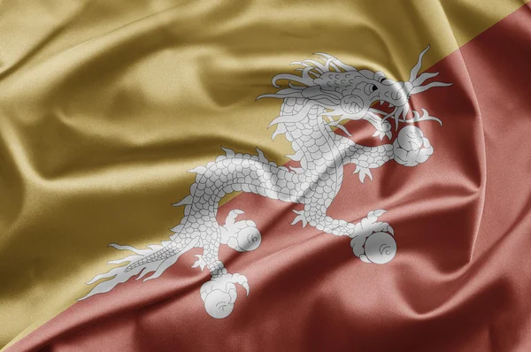 Bandiera di Butan — Foto Stock