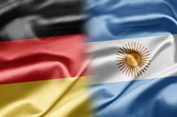 Alemania y Argentina — Foto de Stock