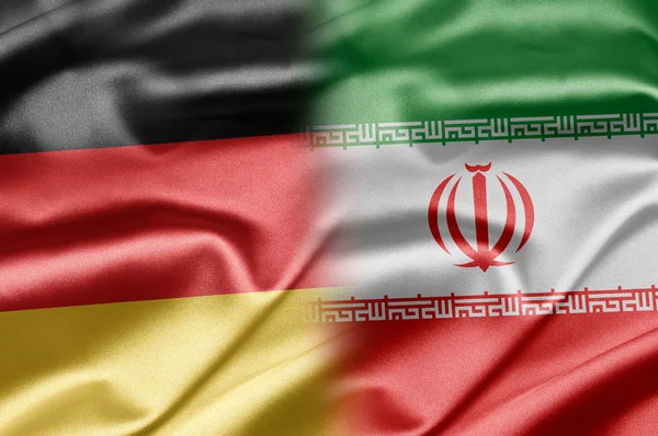 Niemcy i iran — Zdjęcie stockowe