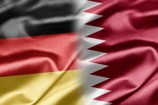 Německo a Katar — Stock fotografie