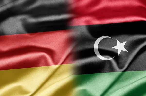 Tyskland och Libyen — Stockfoto