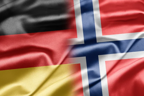 Niemcy i Norwegia — Zdjęcie stockowe