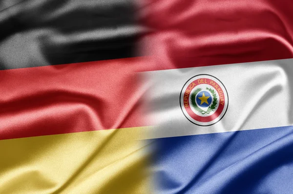 Duitsland en paraguay — Stockfoto