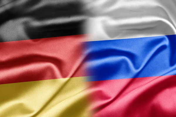 Niemcy i Rosja — Zdjęcie stockowe
