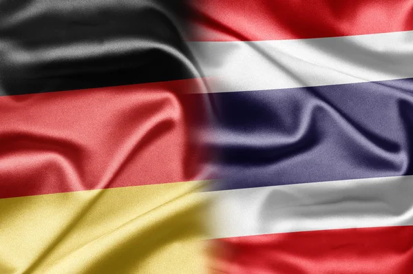 Deutschland und Thailand — Stockfoto