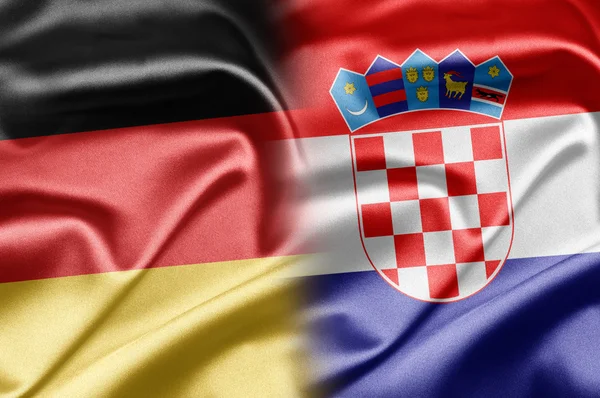 Германия и Хорватия — стоковое фото