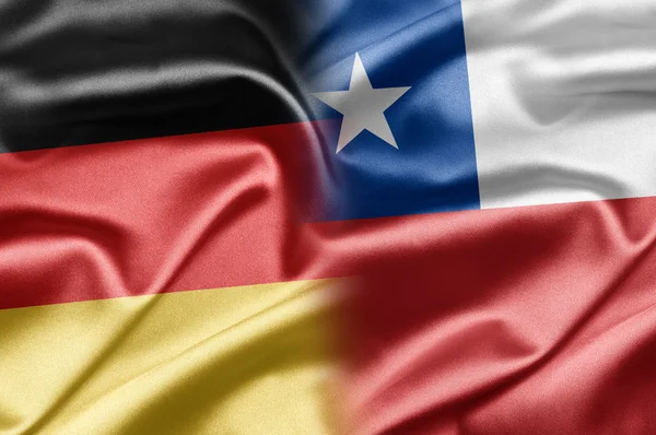 Alemanha e Chile — Fotografia de Stock