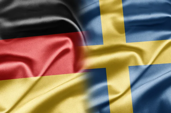 Duitsland en Zweden — Stockfoto
