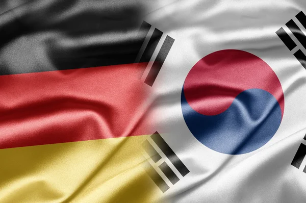 Duitsland en Zuid-korea — Stockfoto