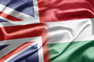 UK and Hungary clipart