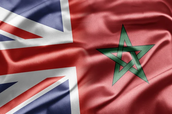 Storbritannien och Marocko — Stockfoto