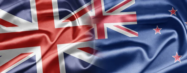 Verenigd Koninkrijk en Nieuw-Zeeland — Stockfoto