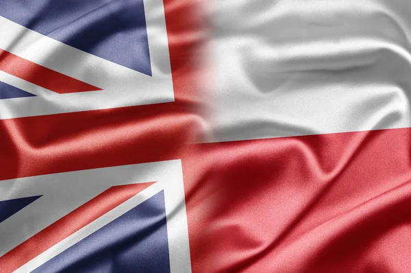 Verenigd Koninkrijk en Polen — Stockfoto