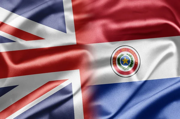 Reino Unido e Paraguai — Fotografia de Stock
