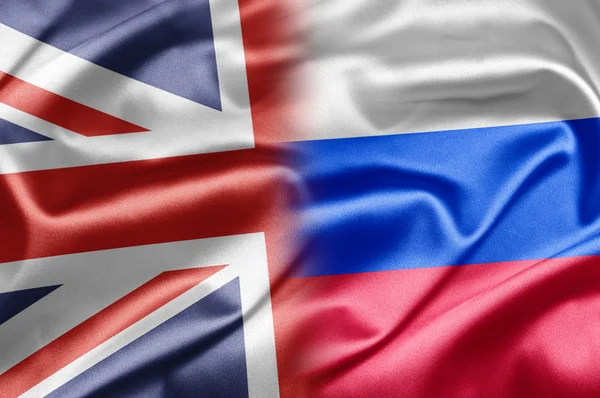 Egyesült Királyság és Oroszország — Stock Fotó