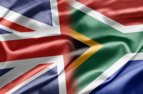 Великобритания и ЮАР — стоковое фото