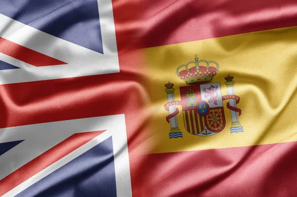 英国和西班牙 — 图库照片