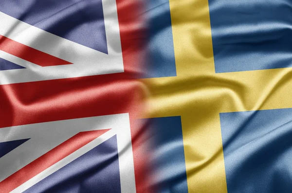 Verenigd Koninkrijk en Zweden — Stockfoto