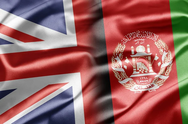 Storbritannia og Afghanistan – stockfoto
