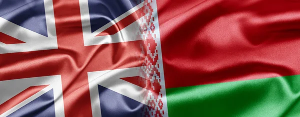 Storbritannien och Vitryssland — Stockfoto