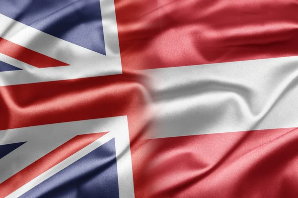 Reino Unido e Áustria — Fotografia de Stock