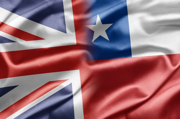 Reino Unido e Chile — Fotografia de Stock