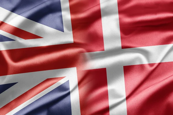 Reino Unido e Dinamarca — Fotografia de Stock