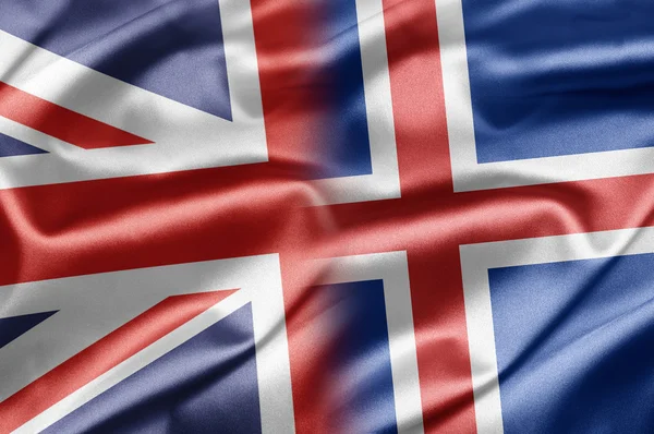 Reino Unido e Islandia — Foto de Stock