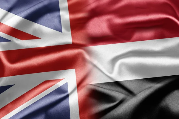 Großbritannien und Jemen — Stockfoto