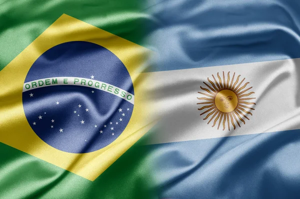 Βραζιλία και Αργεντινή — Φωτογραφία Αρχείου