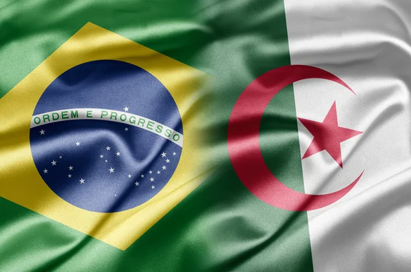 Бразилия и Алжир — стоковое фото