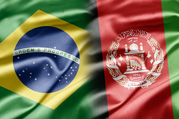 Brasilien und Afghanistan — Stockfoto