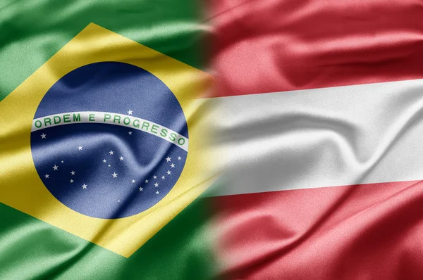 Brazilië en Oostenrijk — Stockfoto